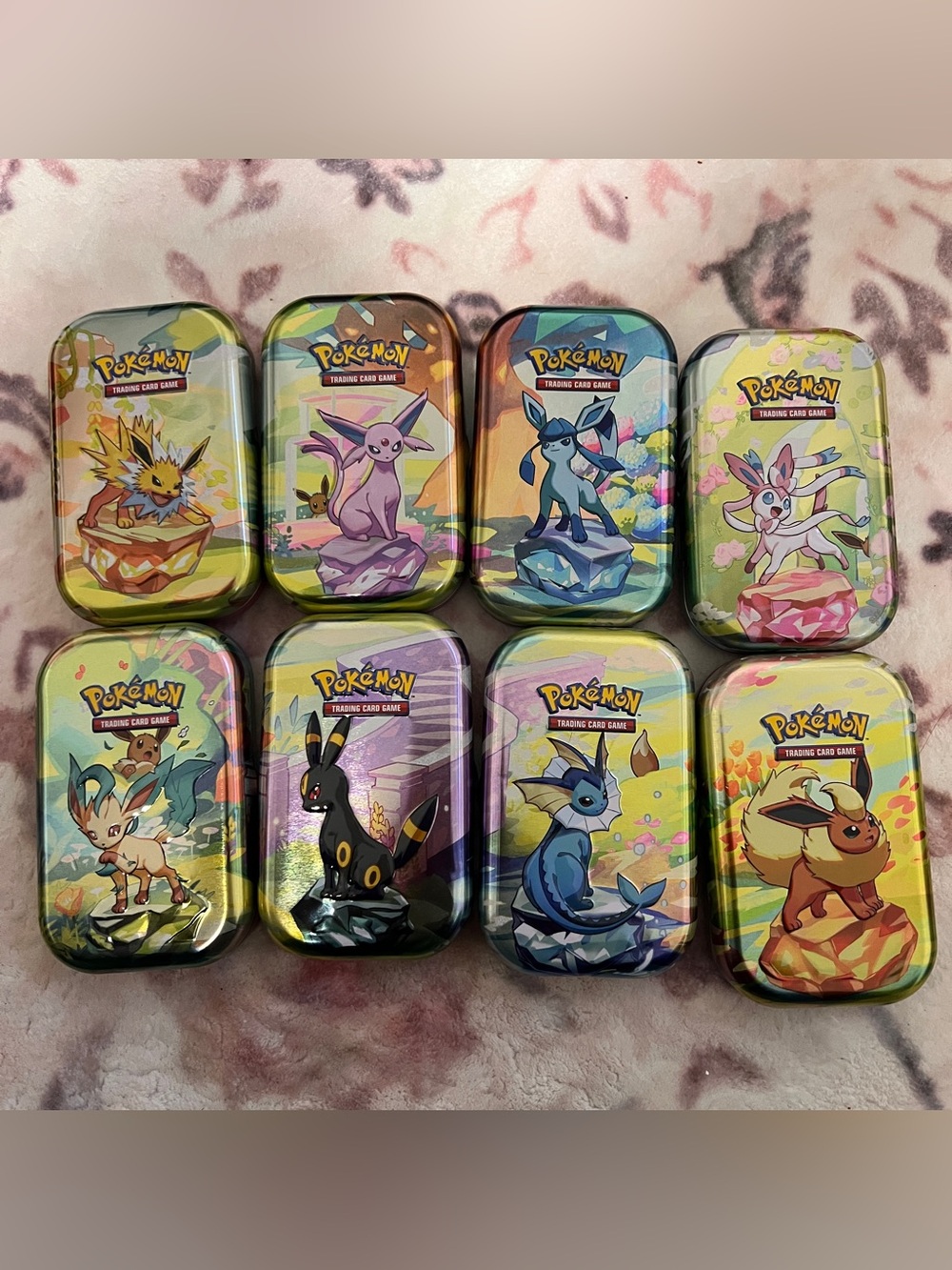 LIKE NEW Empty Pokemon Collectible Tin Set